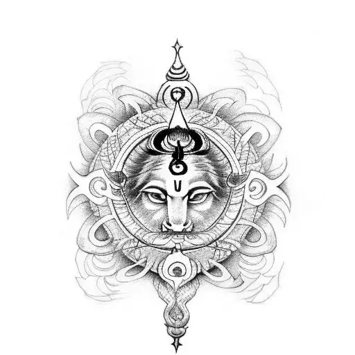 Lord Shiva Tattoos: An Artistic Representation of Cosmic Energy