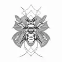 Bumblebee  tattoo design idea