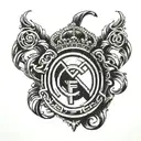 Real Madrid tattoo design idea