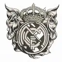 Real Madrid tattoo design idea