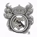 Real Madrid tattoo design idea