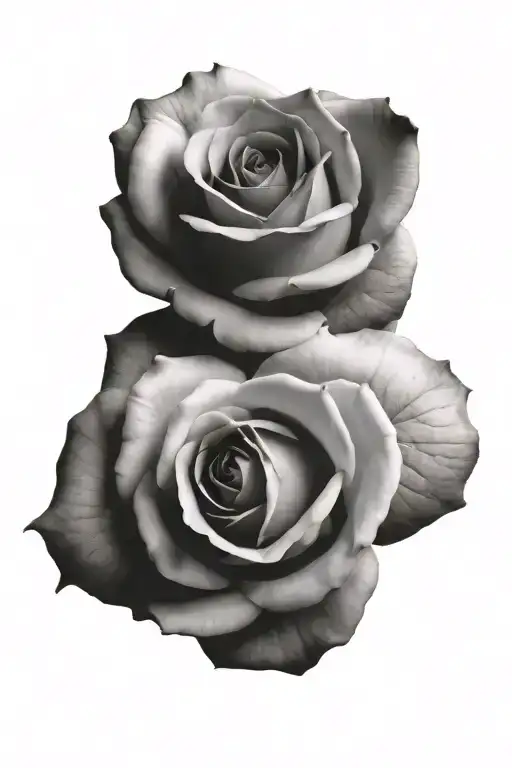 rose tattoo design idea