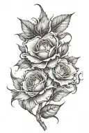 thorns tattoo design idea