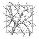 thorn branches tattoo design idea