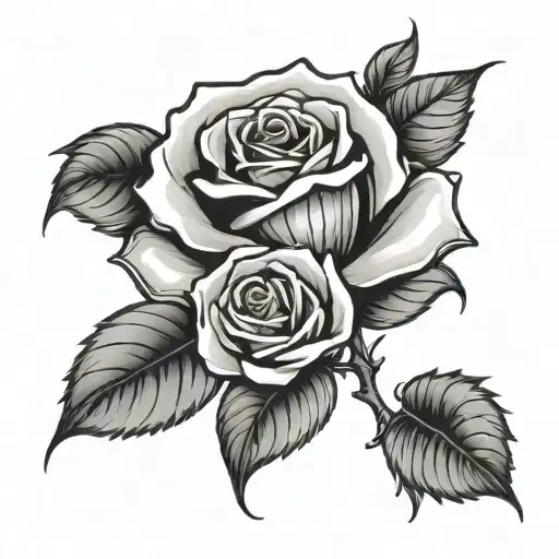 flower rose, june birthstone, june 01, gemini sign tattoo design idea