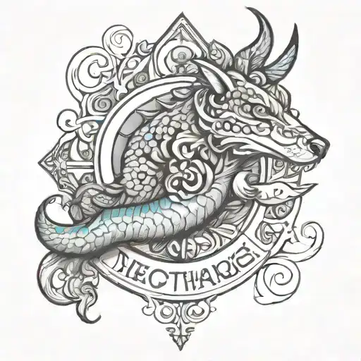 fechas y cartel tattoo design idea