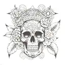 fechas y cartel tattoo design idea