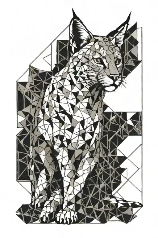 Bobcat tattoo design idea