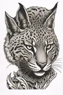 Bobcat tattoo design idea