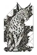 Bobcat tattoo design idea