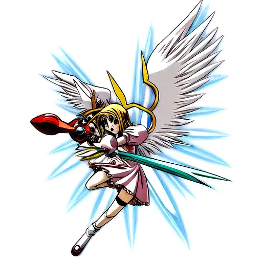 Angemon tattoo design idea