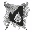 runas vikingas tattoo design idea