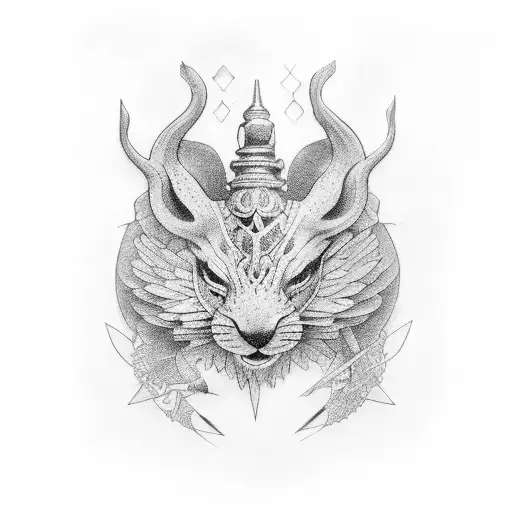 brújula con alas y dos hermanos y una hermana  tattoo design idea