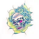 catrina tattoo design idea