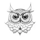 harry potter owl tattoo design idea