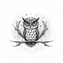 harry potter owl tattoo design idea