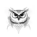 harry potter owl tattoo design idea