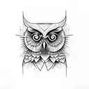 harry potter owl tattoo design idea