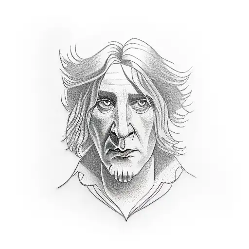 snape tattoo design idea