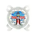 Lighthouse with brittany flag tattoo design idea