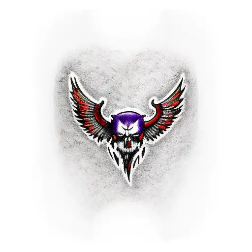 Harley Davidson full sleeve tattoo with fire and ravens tattoo design idea