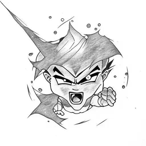gohan tattoo design idea