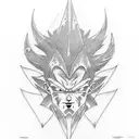 gohan tattoo design idea