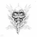 sic Parvis Magna tattoo design idea