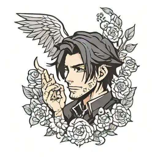 stardew valley Sebastian tattoo design idea