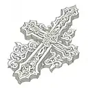 Cross tattoo design idea