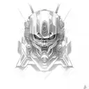 Raiden Ei in Q Card tattoo design idea