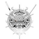 Raiden Shogun Genshin tattoo design idea