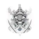 Raiden Shogun Genshin tattoo design idea