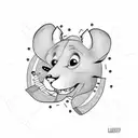 Mac Miller 92 til infinity tattoo design idea