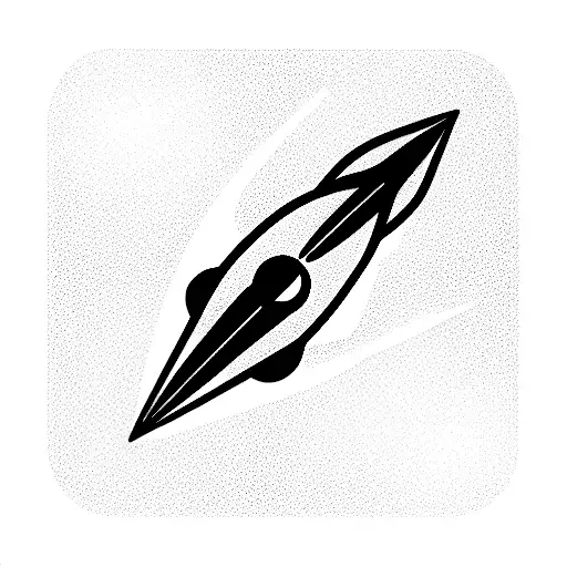 spaceship tattoo design idea