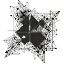 11:11 design surrounded tattoo design idea