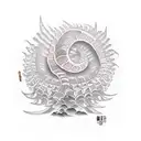 Fern Tree tattoo design idea