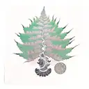 Fern Tree tattoo design idea