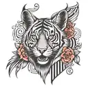 barcode tattoo design idea