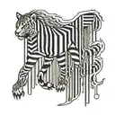 barcode tattoo design idea