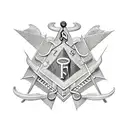 freemason tattoo design idea