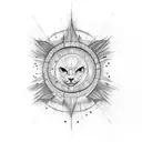 eclipse tattoo design idea