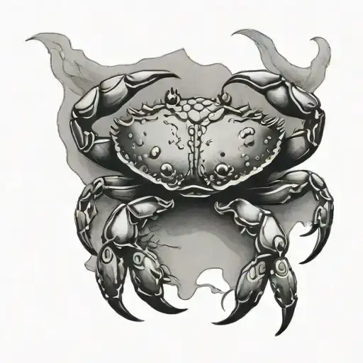 crab tattoo design idea