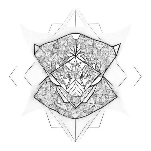 Honeycomb detached with the names Dylan and Grayson in the background tattoo design idea