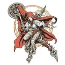 assassin priestess tattoo design idea