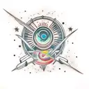 wormhole interstellar  tattoo design idea