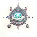 wormhole interstellar  tattoo design idea