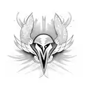 resurgimiento ave fenix tattoo design idea