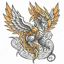 Fenix tattoo design idea