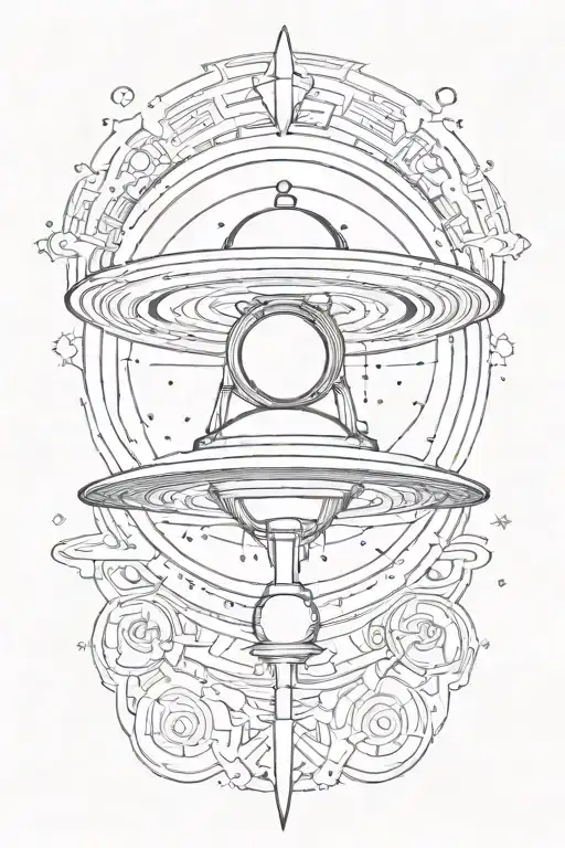 saturn coldplay space themed tattoo design inspired tattoo design idea
